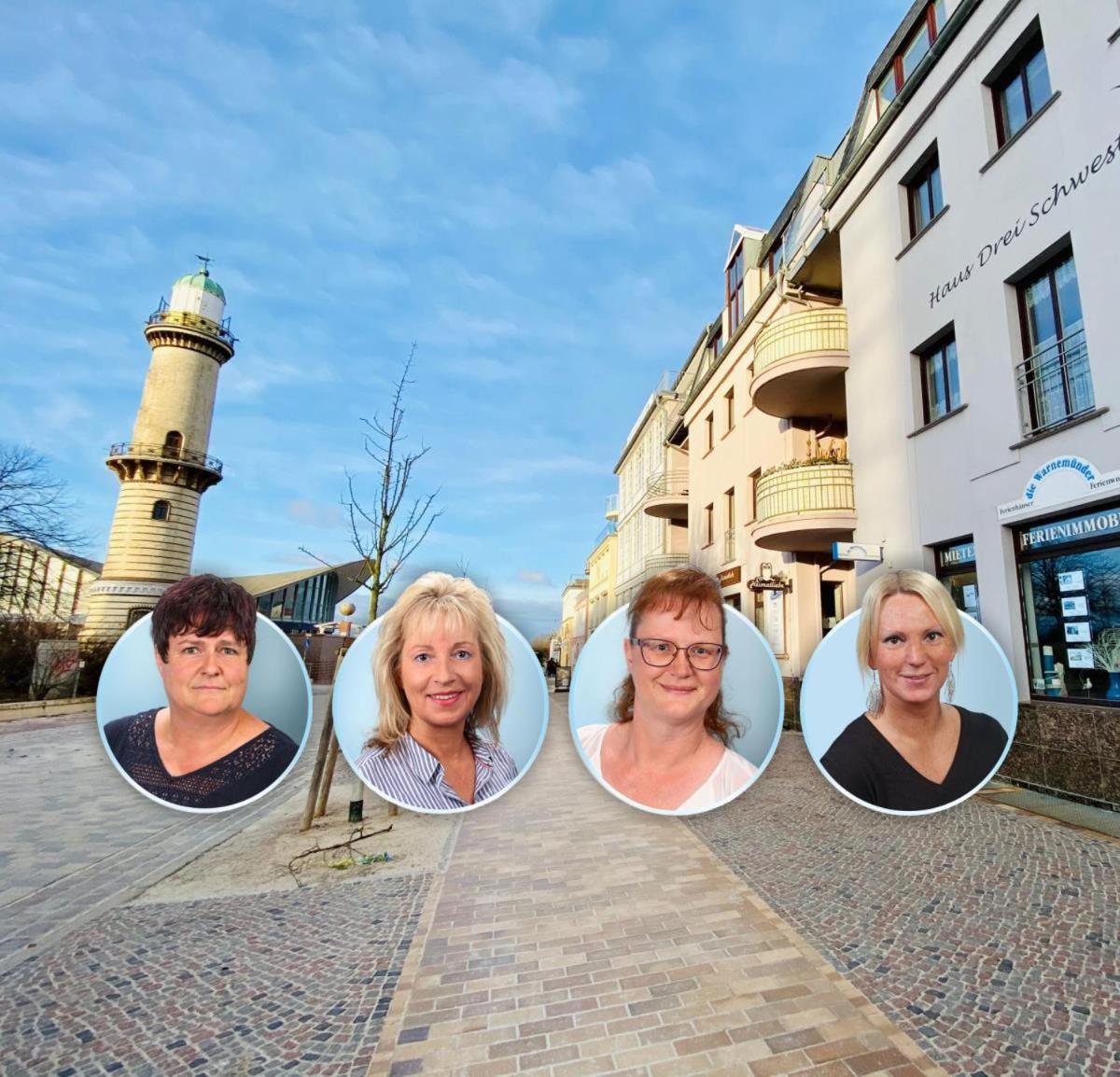 Berringer, Seestern, Direkt An Der Promenade Rostock Exterior foto